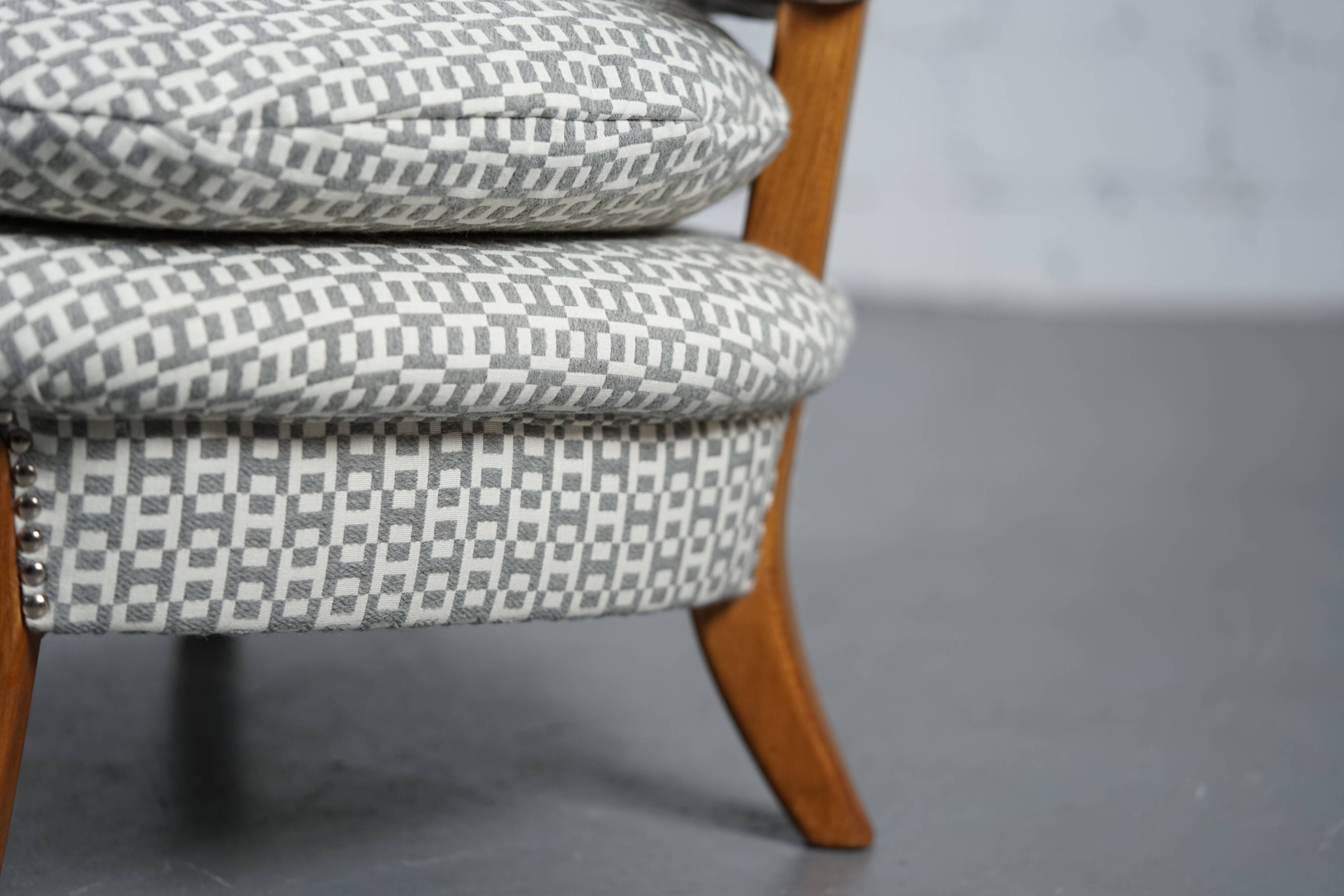 Hermès Upholstered Lounge Chair by Otto Schulz for Boet