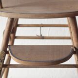 Torck - ancienne chaise haute en bois pour poupée - 1950