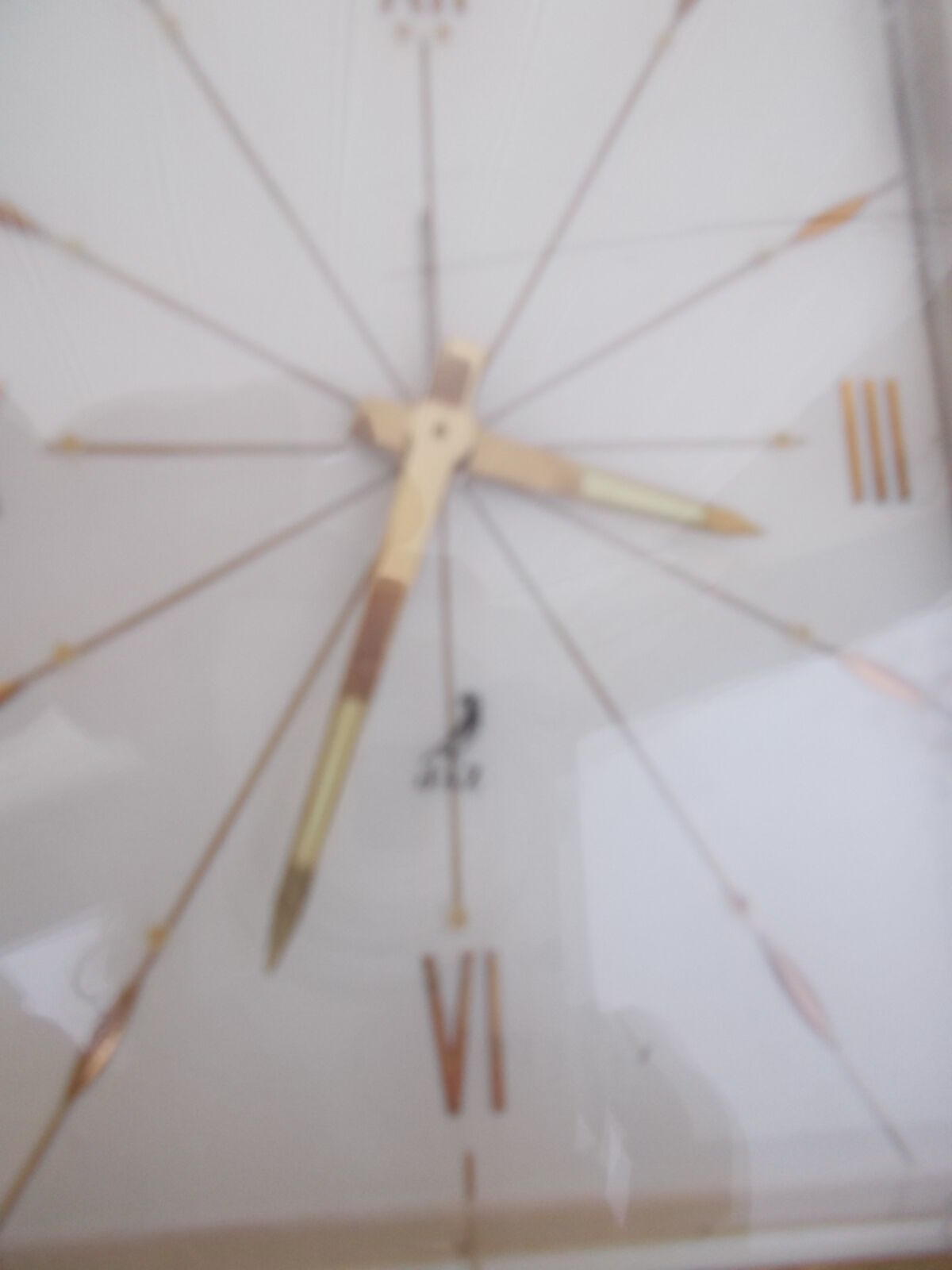 Jaz brass alarm clock