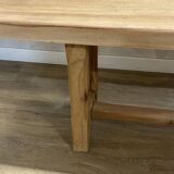2m20 solid walnut benches, stripped and varnished