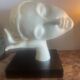 Sculpture grand format - Visage penché - Bouddha