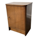 A vintage 1950/60s petite compact oak bedside cabinet