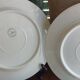 6 Villedieu porcelain dessert plates