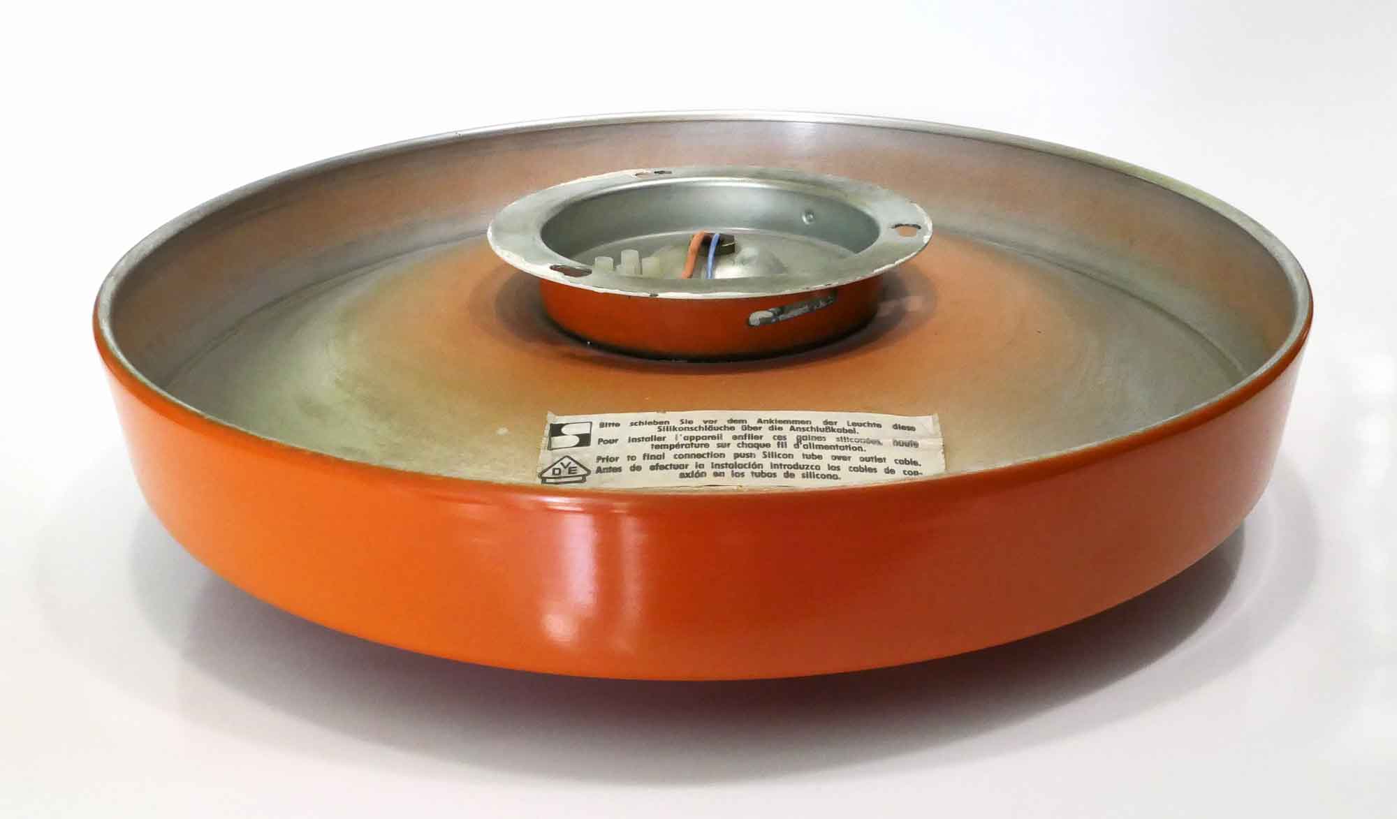 Wall light or ceiling LIGHT STAFF LEUCHTEN Germany ORANGE