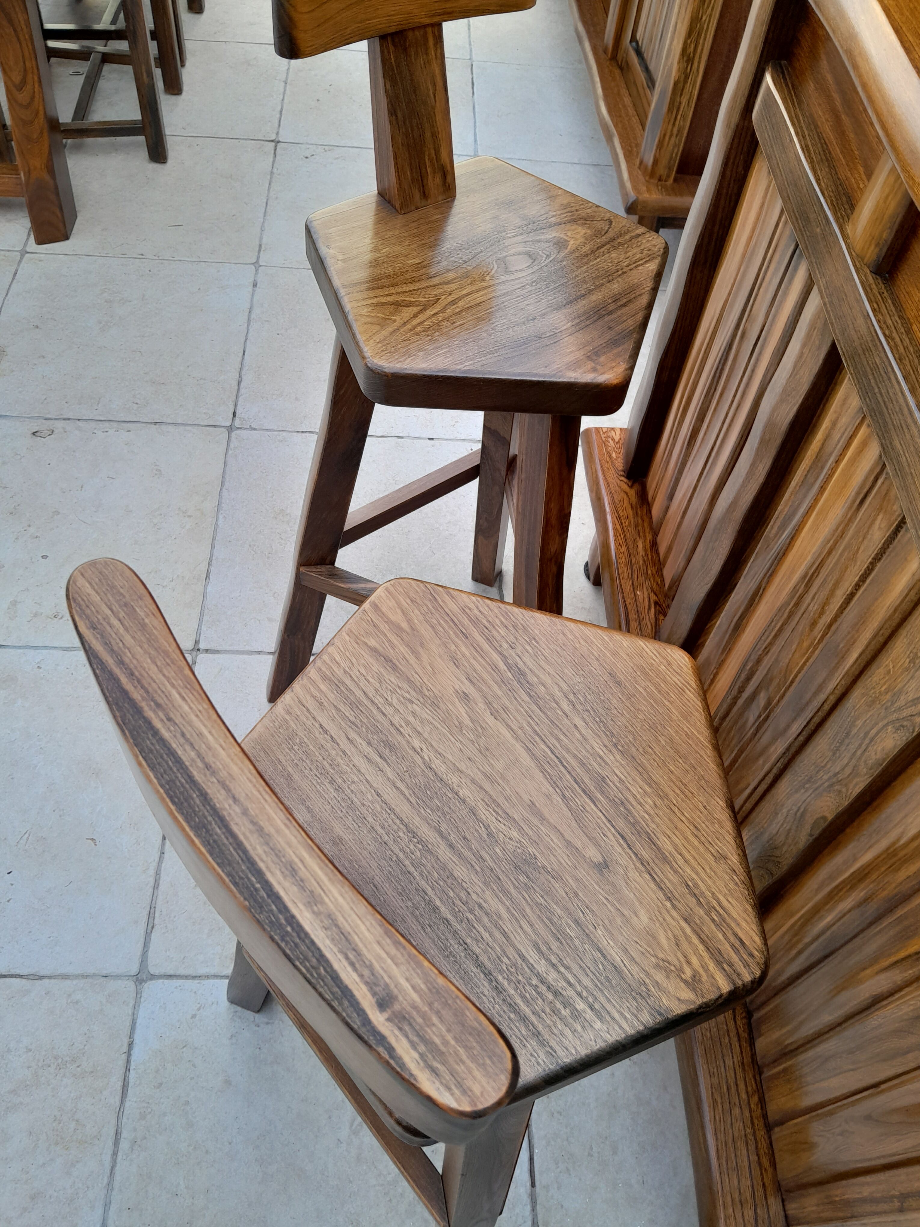 Stools and bar by Olavi Hanninen for Mikko Nupponen 50s 60s