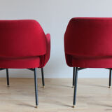 Pair of armchairs designed by Marc and Pierre Simon, Airborne edition