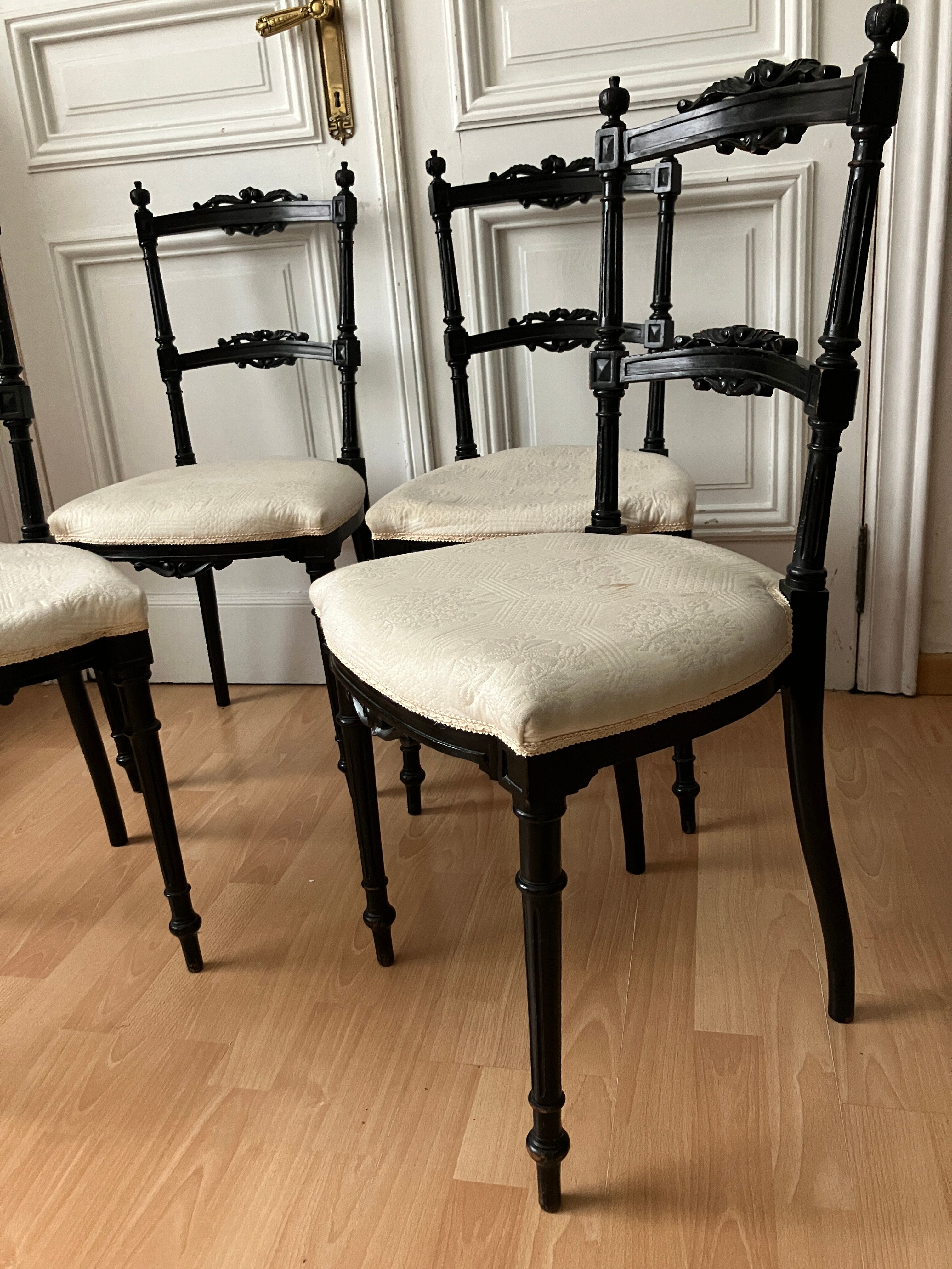 4 Napoleon III flying chairs