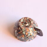 Neriage mosaic tea set by Jean Gerbino, Vallauris.