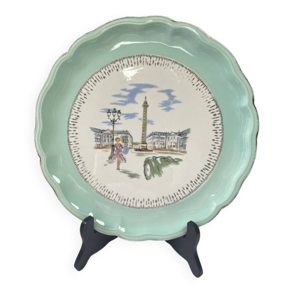 Plat de service KG Lunéville Badonviller diamètre 31 cm