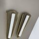 Set of 2 Large 37 cm Honeycomb Theatre Wall Light Elements, Germany, 1950s