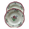 Old hollow porcelain plates from Giens