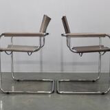 Set of four Bauhaus cantilever armchairs by Mart Stam, Italy