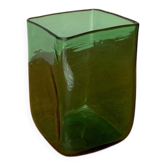 Vase en verre scandinave du milieu du siècle, années 1960