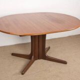 Scandinavian vintage telescopic teak table