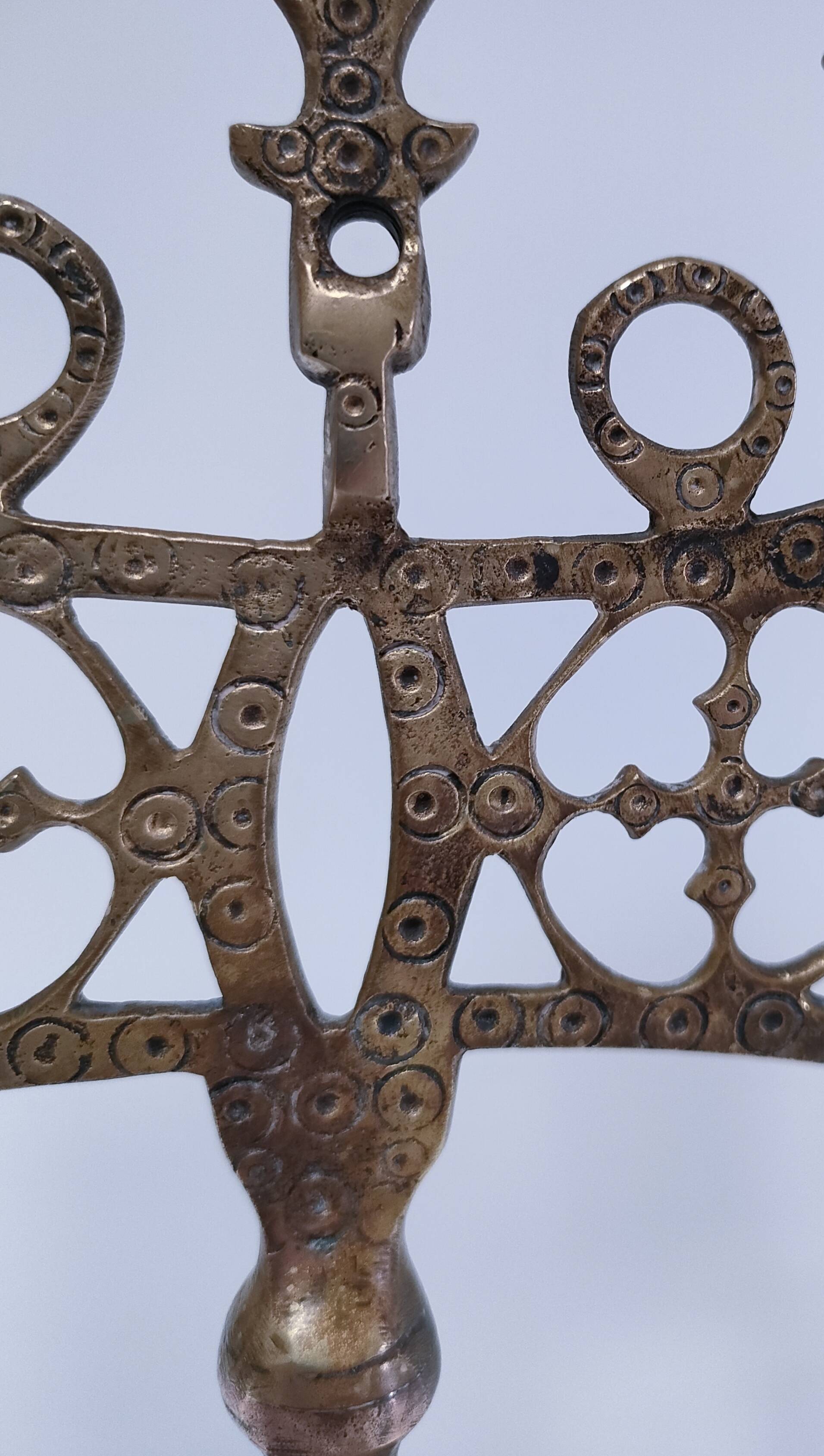 candelabrum decorative peacock wheels solid brass three lights