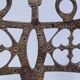 candelabrum decorative peacock wheels solid brass three lights