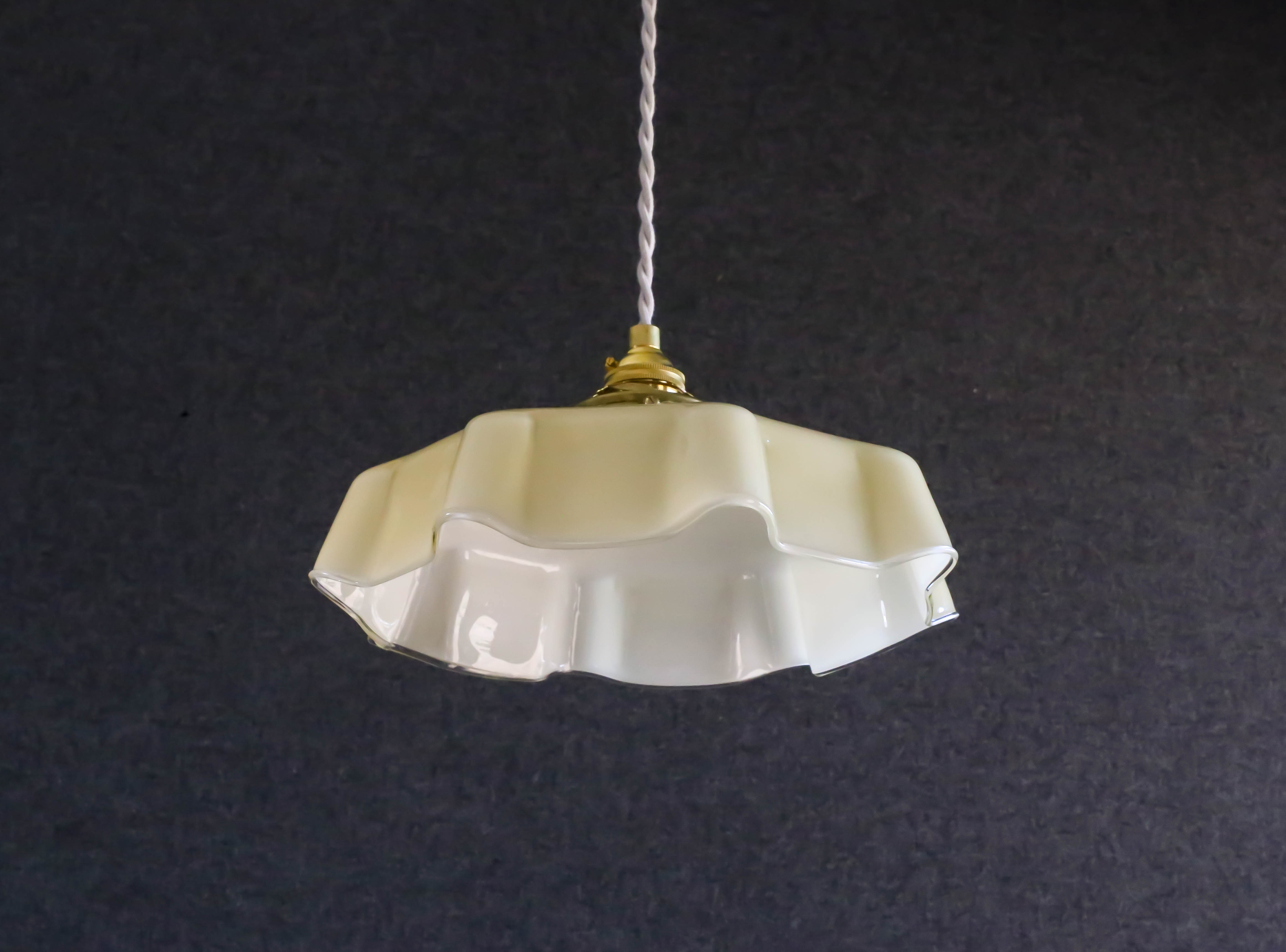 French hanging lamp circa 1950