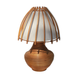Vintage rattan lamp