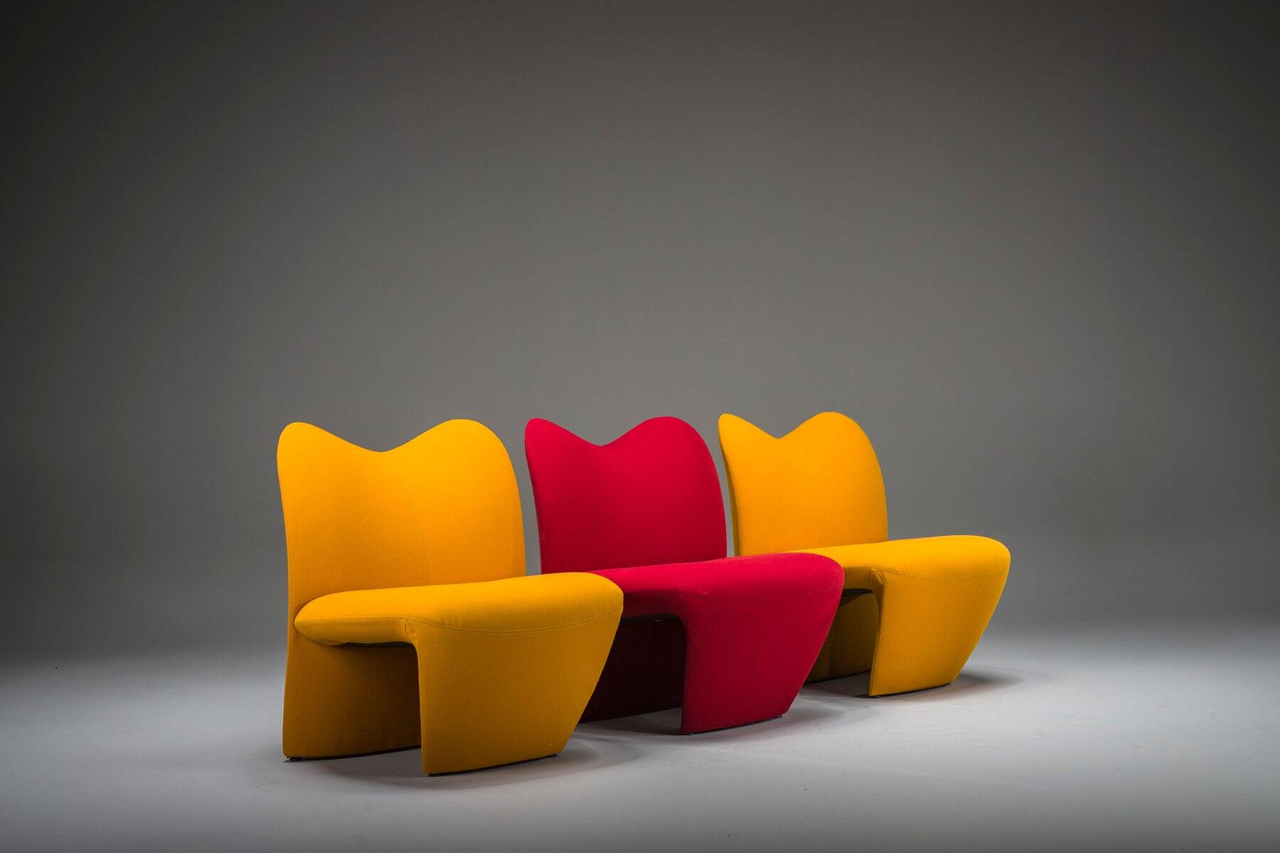 Multipla lounge chairs by Dillon & Wheeler for Kron Design, 1990s, set of 3
