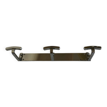 chrome bathroom hook art deco 1950