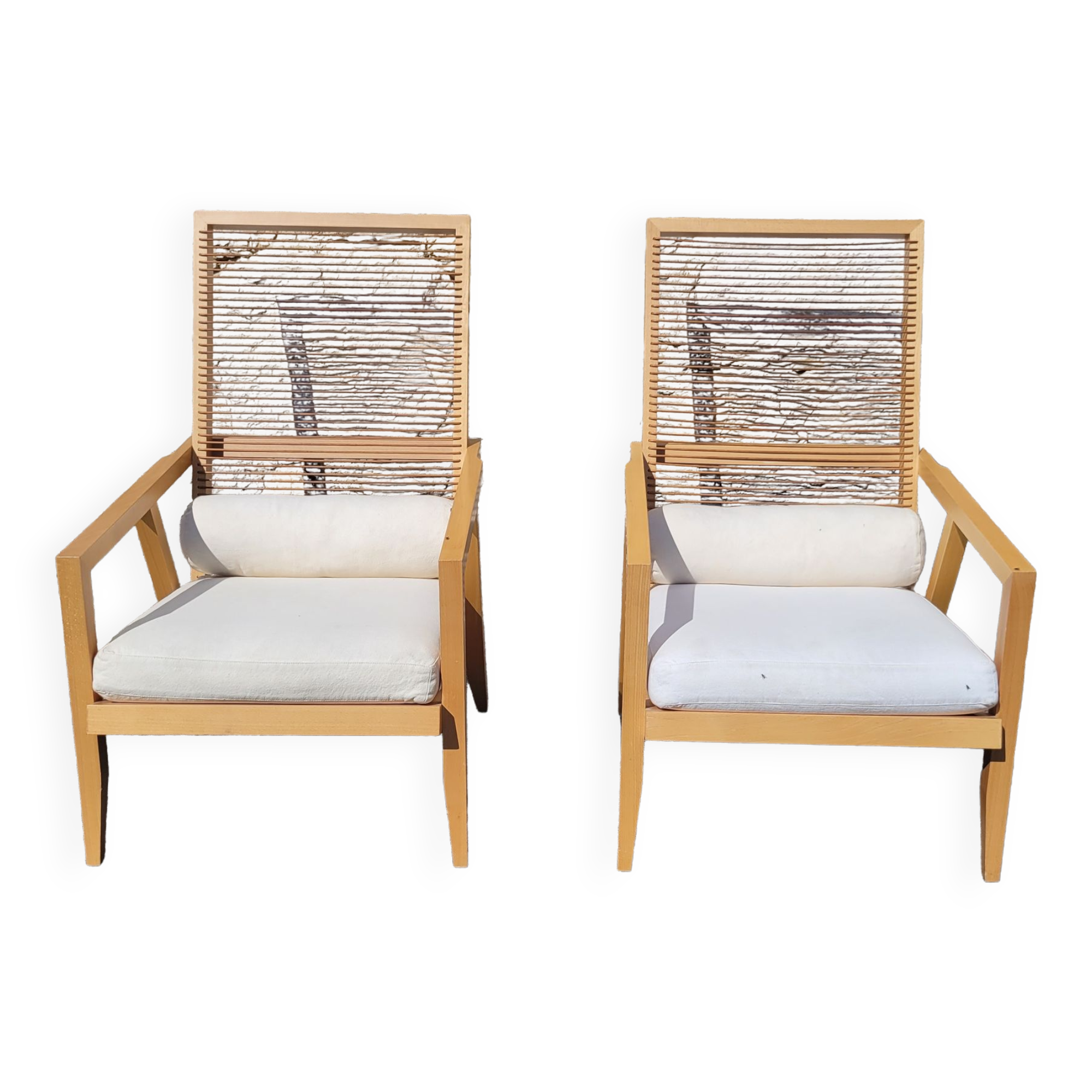 Franco Bizzozzero for Pierantonio Bonacina pair of armchairs