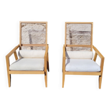 Paire de fauteuils Franco Bizzozzero pour Pierantonio Bonacina