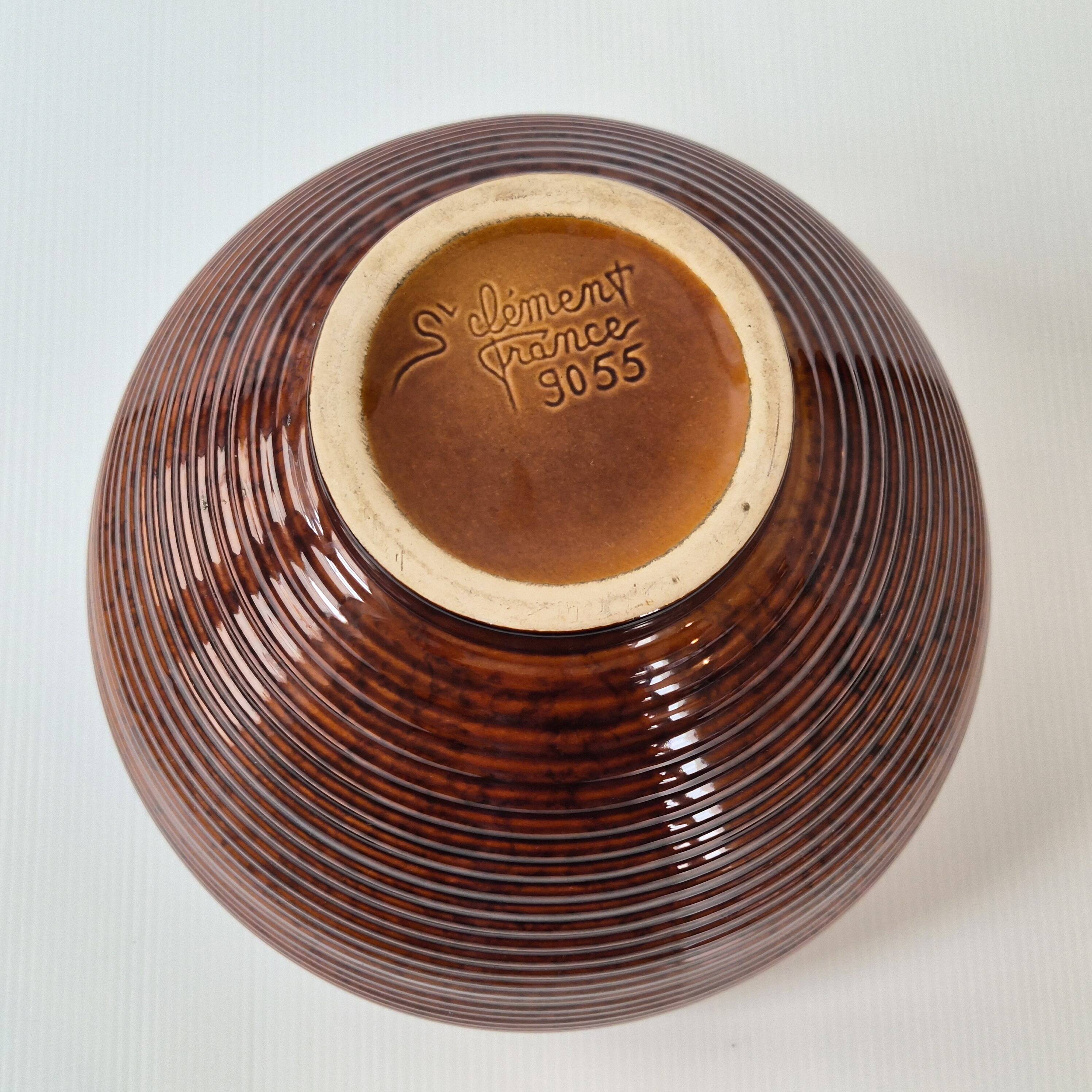 Vase vintage Saint-Clément 1960