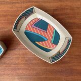 Set of 5 Bowls from the Flash One Postmodern Series by Dorothy Hafner for Rosenthal, 1980s.