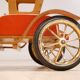 Dutch design plywood car toy for child 1950