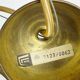 Grande lampe suspendue cosack en acrylique et laiton des années 1970 style spatial