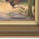 Tableau « Maison Fleurie à la Blanche », signé F.Sichet – 2ème partie XXe