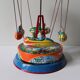 Vintage mechanical toy 'jw /germany western'/carousel