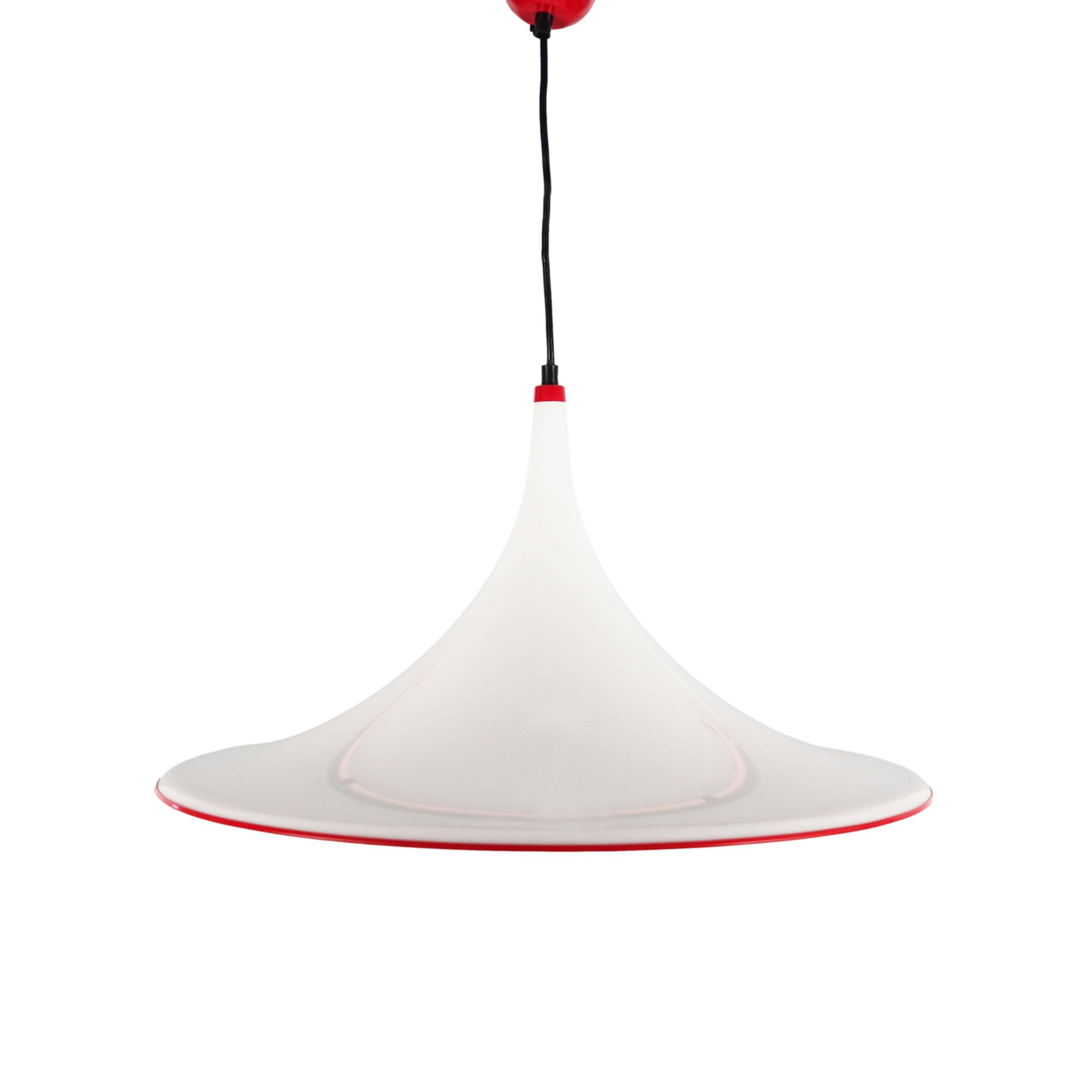 Pendant lamp, Italian design, 1970s, production: Italy