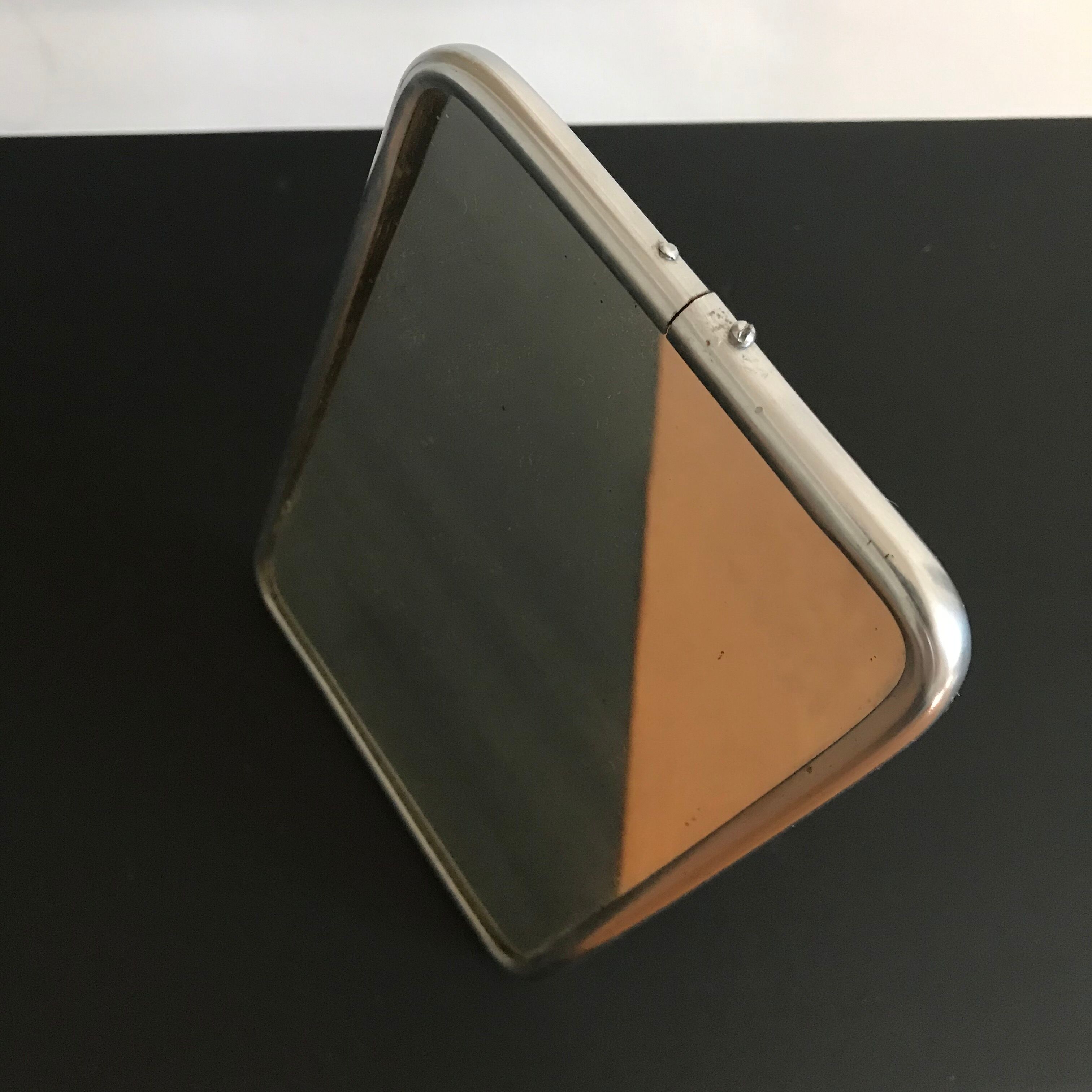 Vintage barber mirror - 17x12cm