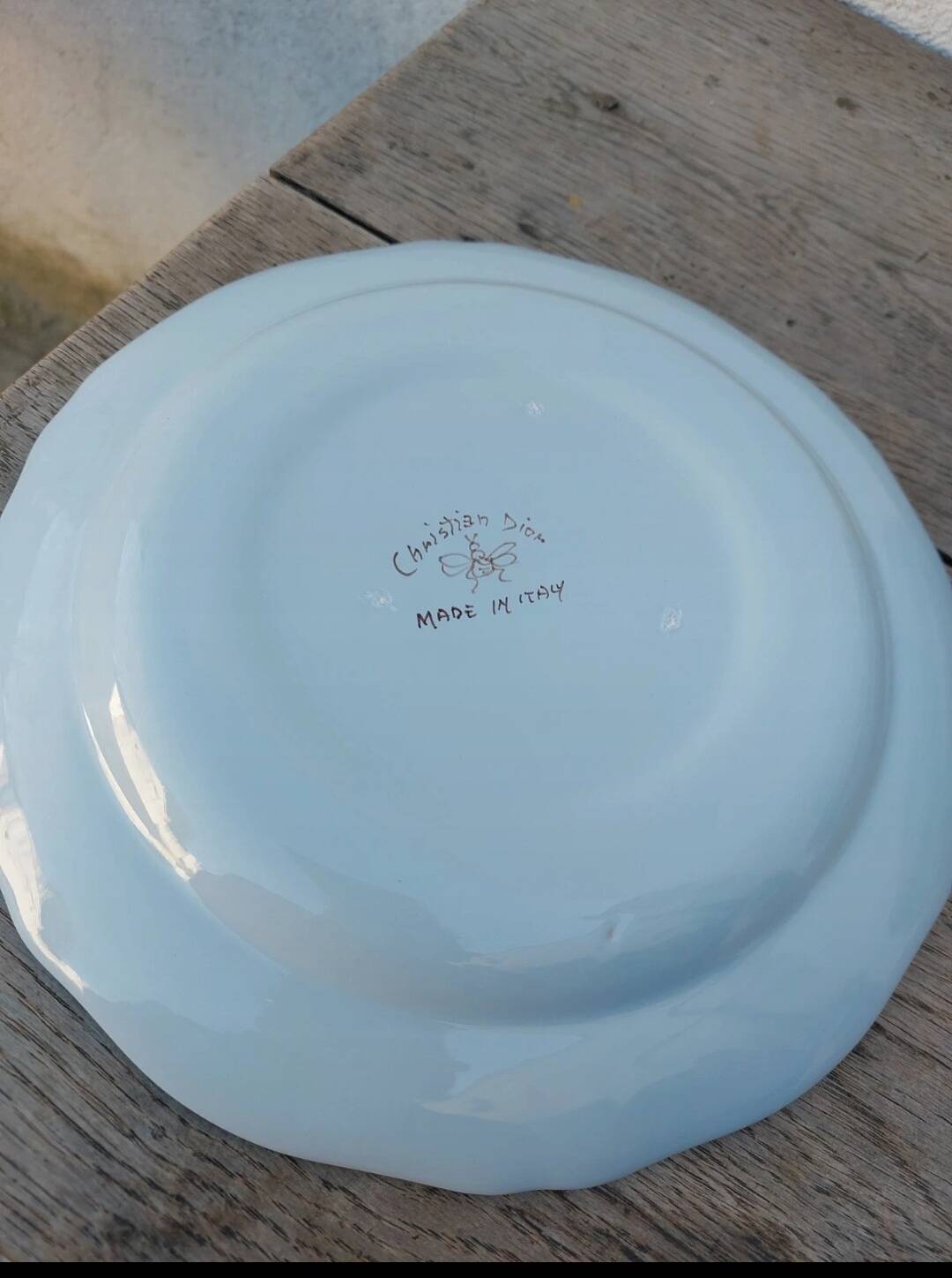 4 vintage plates Italy Christian Dior