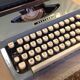 Machine write pastel blue Brother vintage 60s