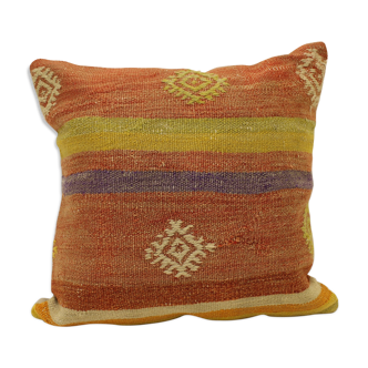 40x40 Cm Kilim Cushion,Vintage Cushion Cover