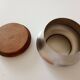 sugar bowl Remy Letang stainless steel and exotic wood