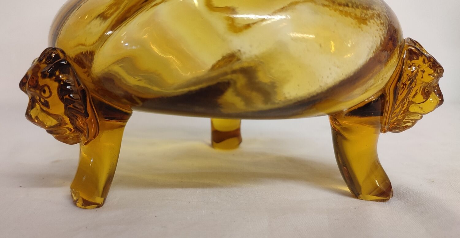 "Art Decò" glass vase. Spain, 1940s.