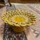 Signed ceramic fruit cup