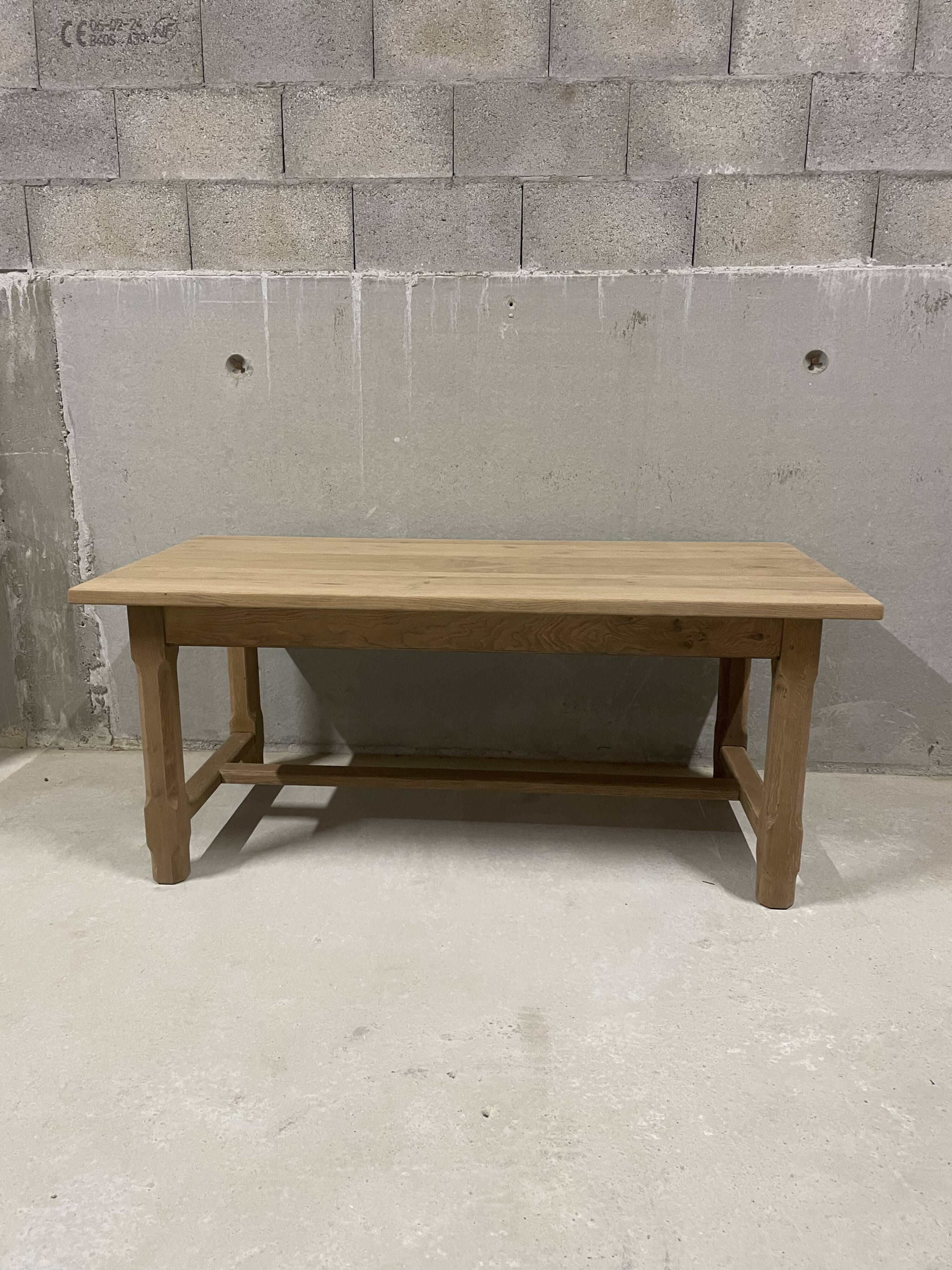 Large solid wood table with extensions – elegant and friendly