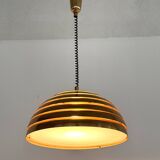 Midcentury Modern Brass Chandelier by Vereinigte Werkstätten, 1960