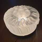 Art Deco pressed glass ceiling light Lumisec