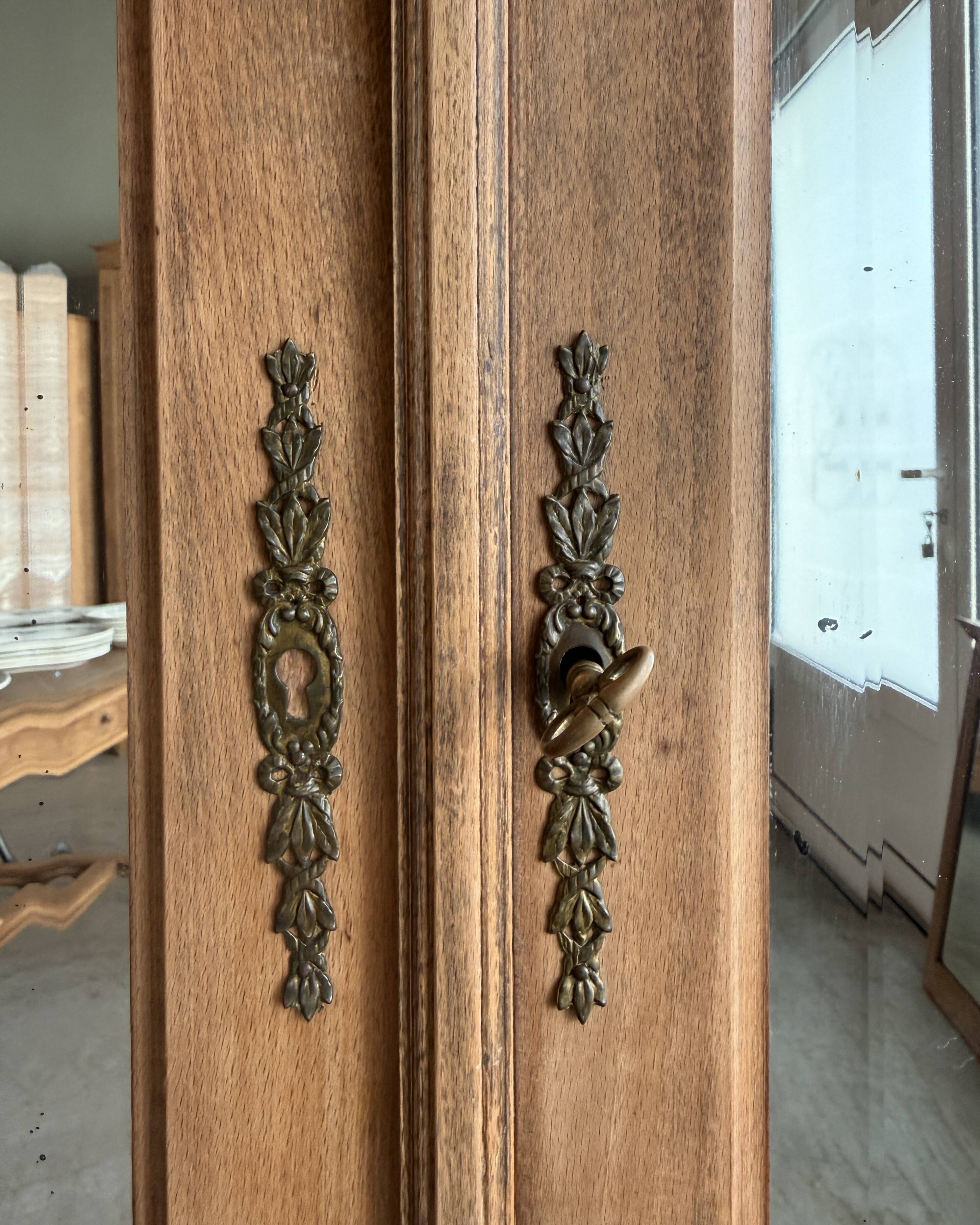 Antique Louis XVI style wardrobe (renovated)