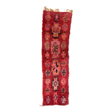 Red Boujad Moroccan rug - 90 x 313 cm