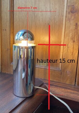 Lampe chrome vintage