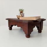 Antique carved wooden stool