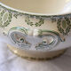 Soup vegetable old French earthenware Sarreguemines U et Cie model Arcole vintage