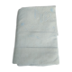 Drap ancien toile de lin retour, fleurs, monogramme brodé main 215 cm x 267 cm