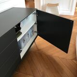 Anthracite woolly sideboard Bo Concept